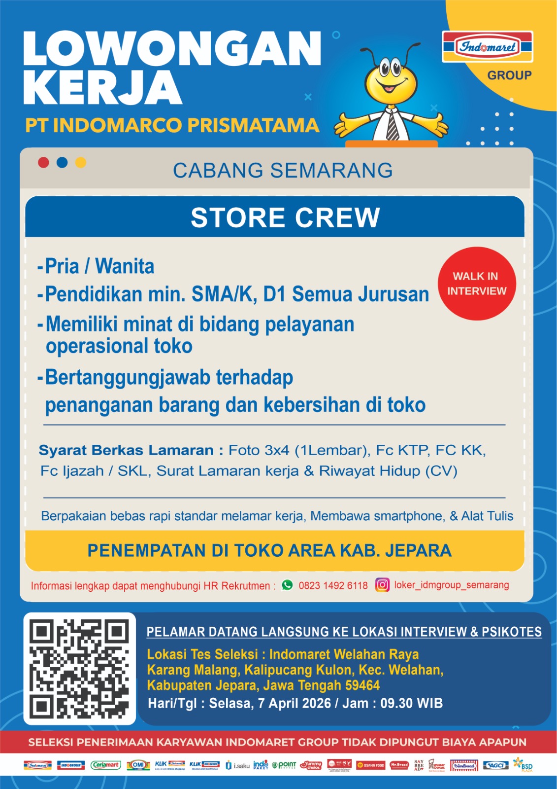 🚨INFO LOKER - Indomaret