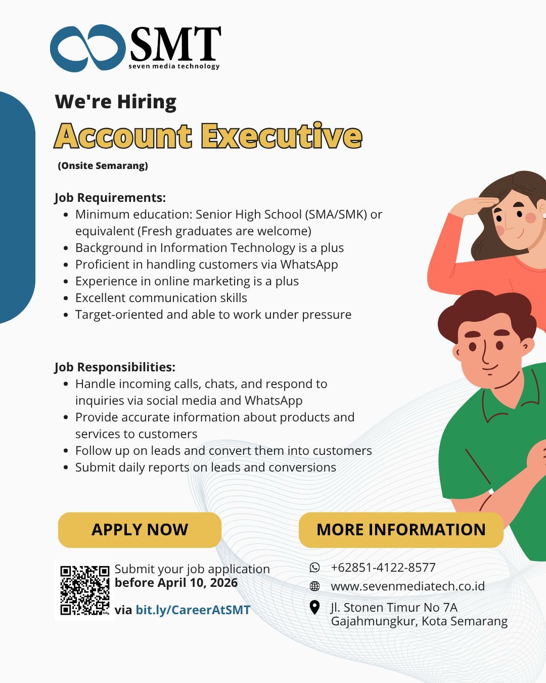 📢 INFO LOKER -  Seven Media Technology