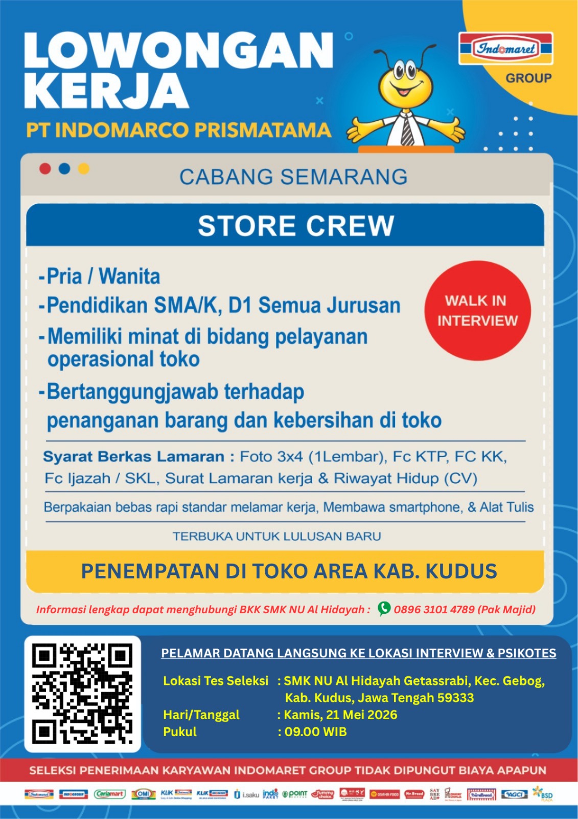 Recruitment Indomaret Di SMK AHA