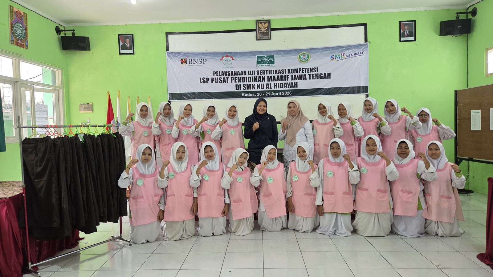 Standard of Excellence: UKK Busana SMK AHA bersama LSP P2 Ma’arif Jawa Tengah